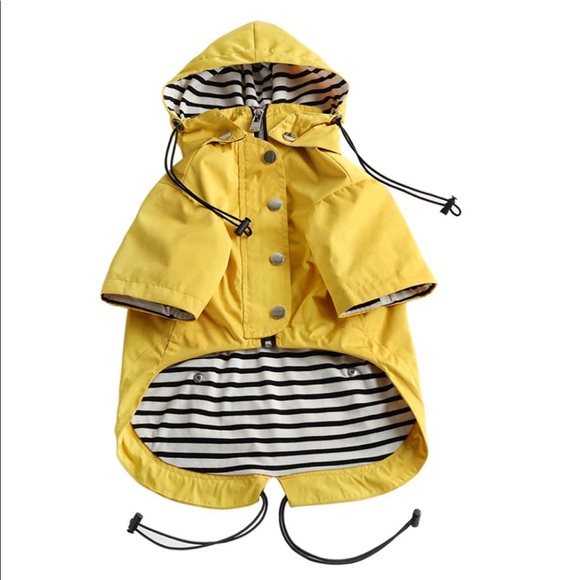 Itslove Other - HP | furbaby love: yellow zip-up dog raincoat |